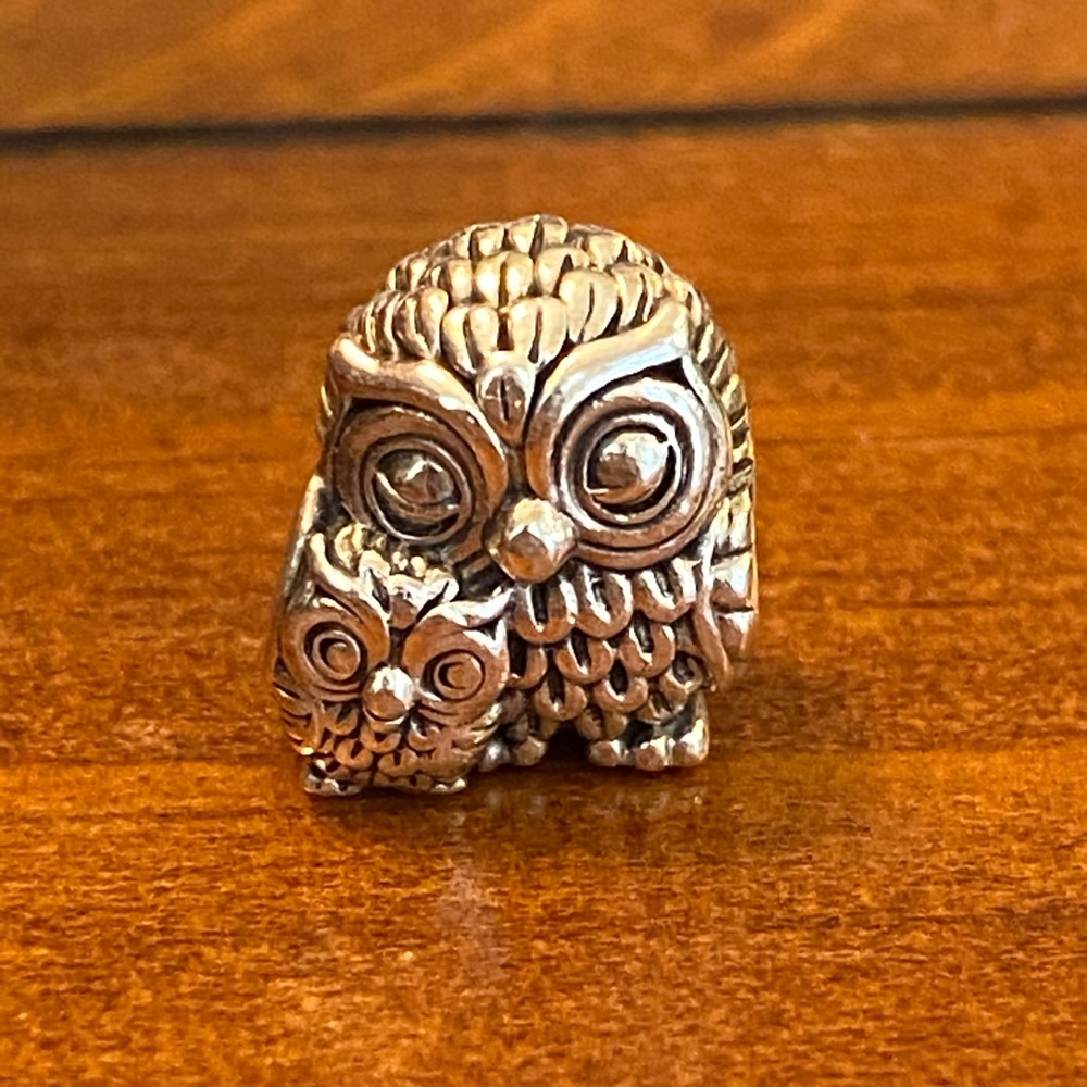 Pandora owl charm
